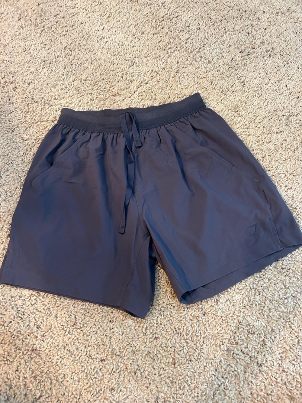 Gymshark Men's Athletic Shorts in Navy Blue